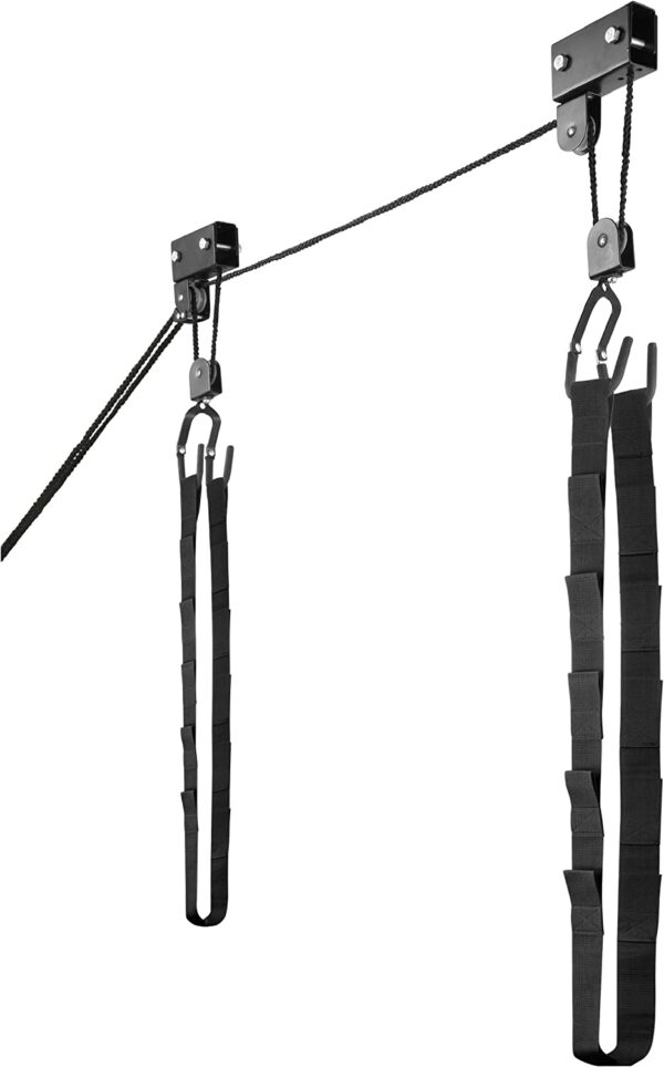 Kayak Hoist, Overhead Pulley System with 125 lb Capacity for Kayak