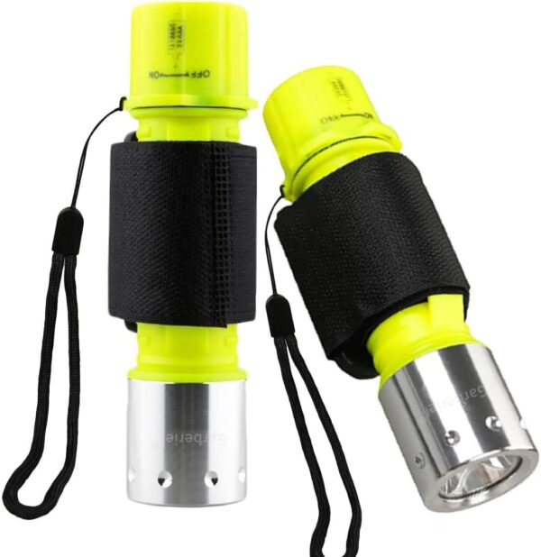 2 Pack Scuba Diving Flashlight – Super Bright Dive Light