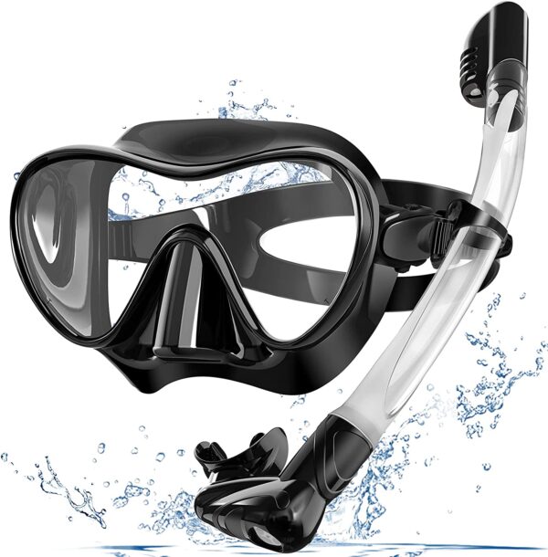 Anti-Fog Tempered Glass Scuba Mask